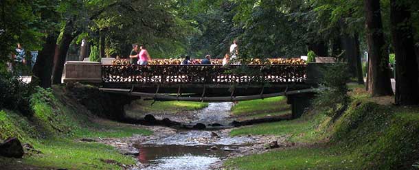 Liebesbrücke in Vrnjačka Banja Liebesbrücke in Vrnjačka Banja