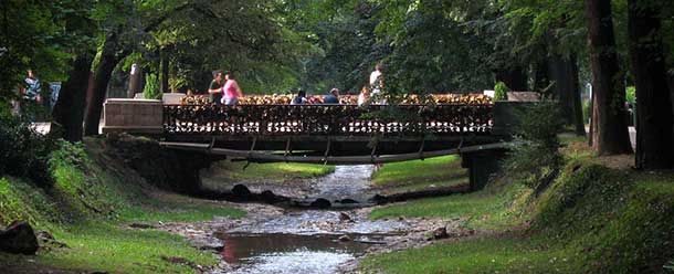 Liebesbrücke in Vrnjačka Banja